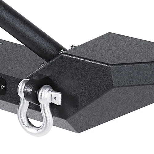 Rock Crawler Front Bumper Winch Plate w/ D-Rings For 87-06 Jeep Wrangler TJ YJ - Picture 11 of 18