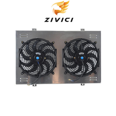 Radiator Shroud+Fan for 1974-1979 Firebird Base 5.7L 6.6L Esprit V6 3.8L V8 4.3L