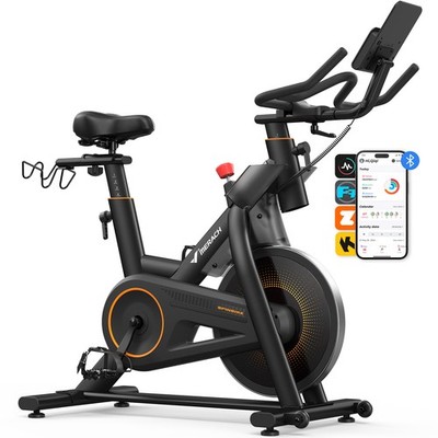 MERACH S29 Magnetic Exercise Bike, Indoor Cycling Bike with Self - Main Image