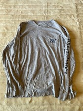 Vineyard Vines Men’s XL shirt Long Sleeve Pullover Cotton Whale Gray Blue Camo