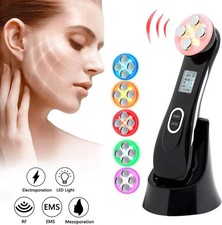 5 in 1 Radio Frequency Facial RF LED Photon Wrinkle Removal Anti Aging Machine