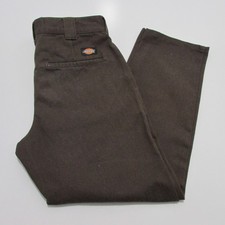 Dickies Mens Slim Fit straight leg Work Pants Brown W28  / L26  REF (M17877)