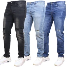 Men’s Stylish Stretch Fit Ripped Jeans (Sizes- 30-42) With Free Shipping