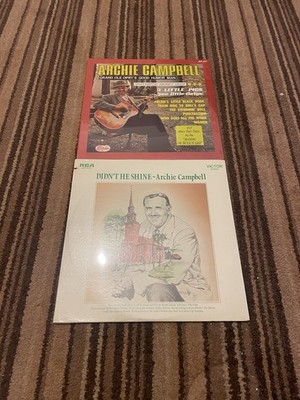 ARCHIE CAMPBELL 2 NEW AND SEALED UP LP's BOTH LISTED
