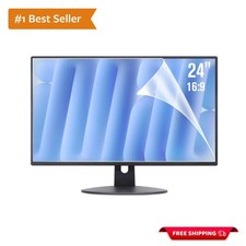 Crystal Clear 24" Anti-Glare Film with Eye Care Tech for Widescreen Monitors