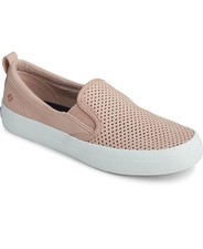 75 Sperry Top-Sider Crest Twin Gore Perforated Slip on Sneakers Size 5.5 Pink