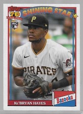 Ke'Bryan Hayes 2021 Topps Archives 1991 Topps Bazooka Shining Stars RC