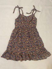 Old Navy Fit Flare Ruffle Tiered Cami Floral Print Smocked Sundress Dress Size S