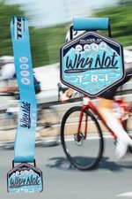 Palmer Alaska 2025  WHY NOT Triathlon Kids medal ribbon award