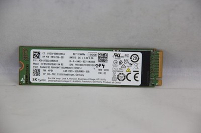 SSD 512GB M.2 NVMe von Hynix / wenig Bwetriebsstunden! (18321)