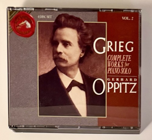 Edvard Grieg Complete Works for Piano Solo Gerhard Oppitz 4 CD Set