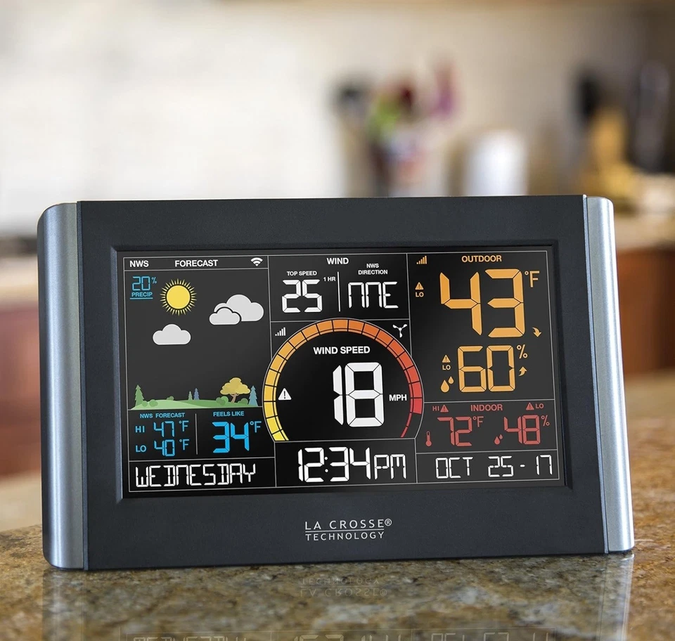 NEW La Crosse Technology Wireless Remote Monitoring Wind Weather Station V21-WTH - Image 3 of 3