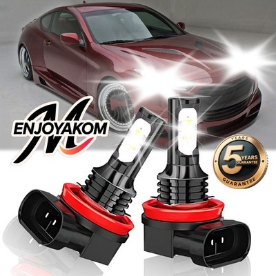 LED Fog Light Bulb Conversion Kit High Power For Hyundai Genesis Coupe 2013-2016