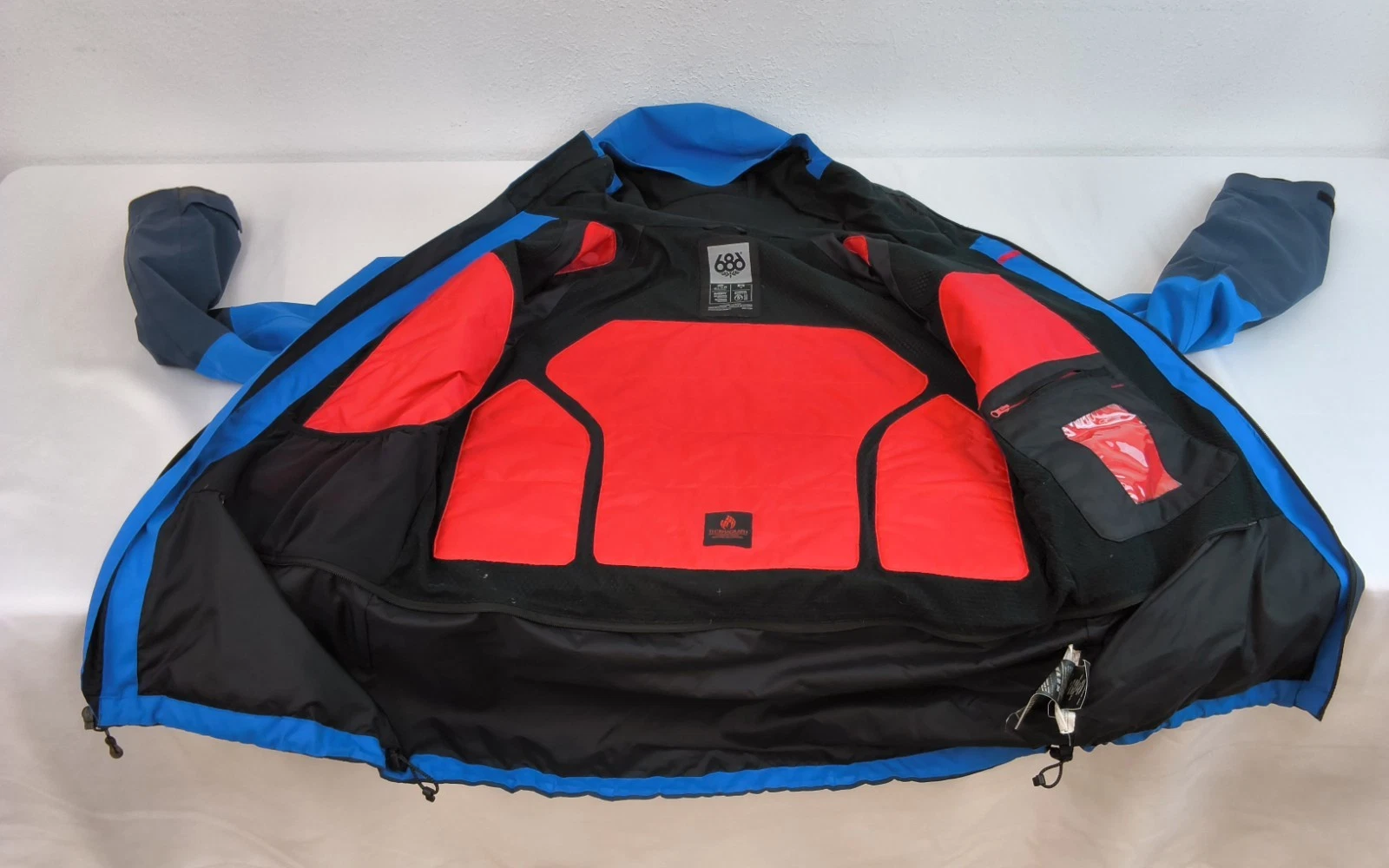 686 GLCR Hydra Thermagraph Jacket Men's M Blue/Navy Missing Snow Skirt #W5864 image 6