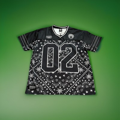 Crooks Castles 02 Jersey Mens Extra Large Black White Moon Stars Graphic Shirt