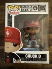 Funko Pop! Rocks Public Enemy #15 Chuck D Vinyl Figure. Some Box Damage See Pics