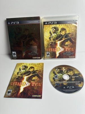 Resident Evil 5 - Gold Edition (Sony PlayStation 3, PS3) CIB W/ Slipcover TESTED