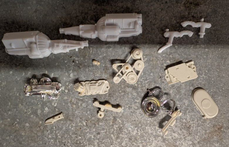 1991/1992 AMT 1/25 Firebird Trans Am Junkyard Parts
