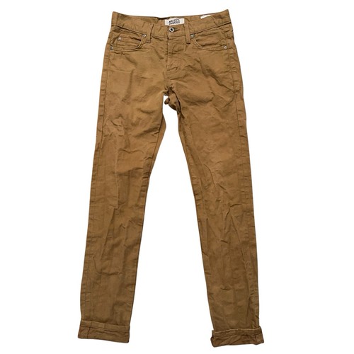 Naked & Famous Denim Jeans Mens Size 30 Japanese Selvedge Super Skinny Brown