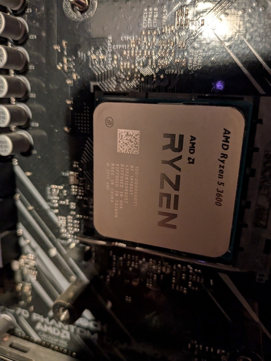 AMD Ryzen 5 3600X Unlocked 3.8GHz 6-Core 12-Thread AM4 Desktop CPU