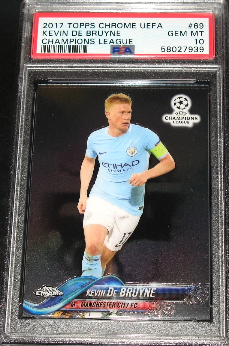 ケビン デブルイネ Topps Chrome リフラクター PSA 10 ケビン デブルイネ Topps Chrome リフラクター PSA 10