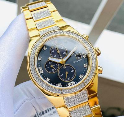 ジャンク★CITIZEN 52点セット　メンズ腕時計　クオーツ　エコドライブ Citizen CA0752-58E Eco-Drive Crystal Gold Tone Men's Watch | eBay