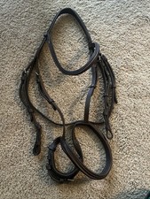 Vespucci Havana Brown Plain Raised Hunter Bridle (Full Size?)
