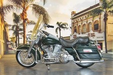 Maisto 1/18 Harley FLHR Road King Early el Dark Green Body Only Nostalgia