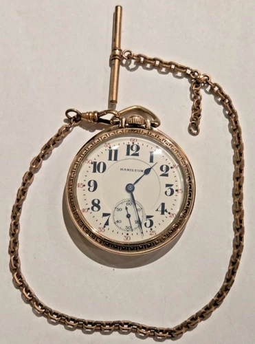 Antique 1926 HAMILTON Grade 992 Model 2 16s 21j RAILROAD MODEL Pocket Watch