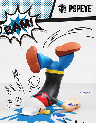 ZCWO Popeye Crash PVC Collectible Figure Fashion Designer Art Toys Limited Model