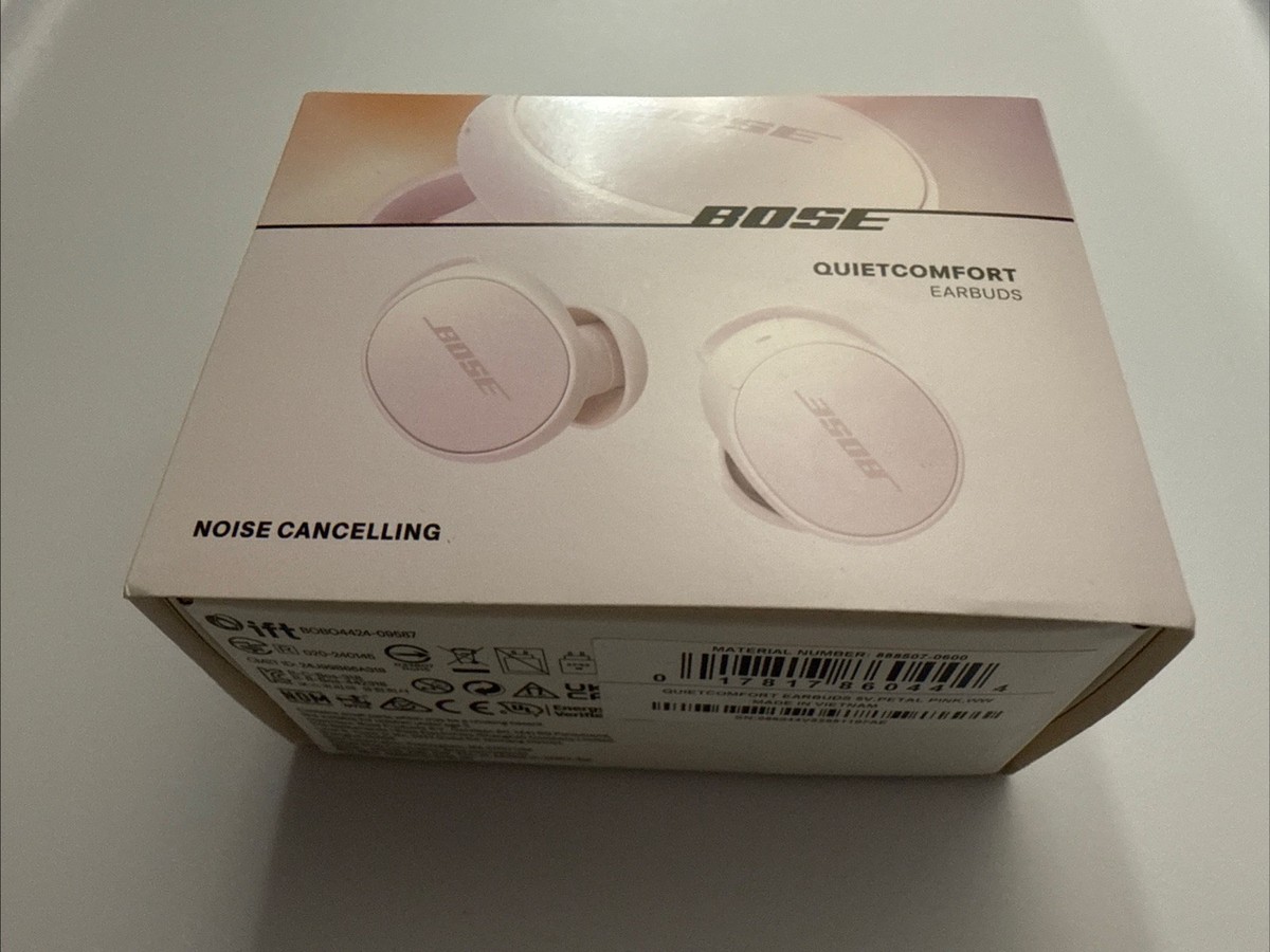 Bose Quietcomfort Earbuds - Petal Pink New In Box Noise Cancelling