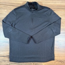 Under Armour Mens XL Coldgear Gray Sweater Fleece 1/2 Zip Pullover Sweatshirt