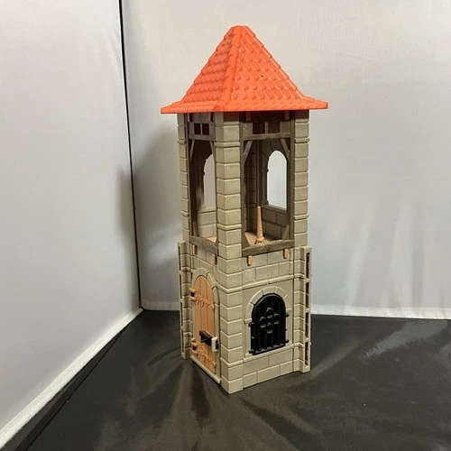 Vintage Playmobil 3446 Small Medieval Castle 1985 TOWER ONLY - READ