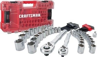 Mechanic's Tool Set, 1/4 and 3/8-inch Drive, 71-Piece
