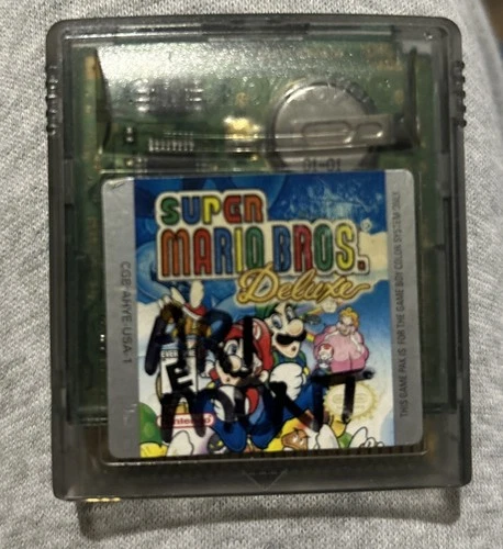 Super Mario Bros Deluxe Game Cartridge (Nintendo Game Boy Color) Untested Good