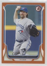2014 Bowman Orange 195/250 RA Dickey #23 0rf