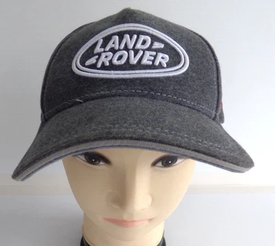 Land Rover embroidered official baseball cap grey white and red accents - image 1 of 4