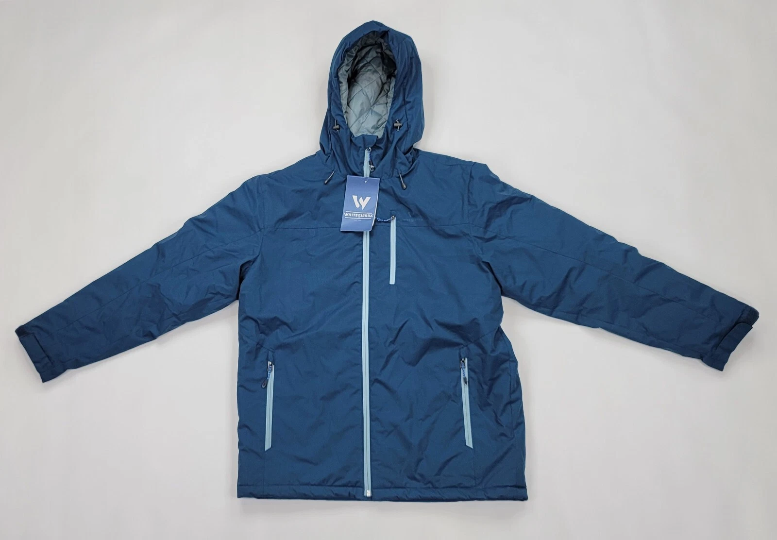 White Sierra Pine Springs Insulated Jacket Mens Medium Blue