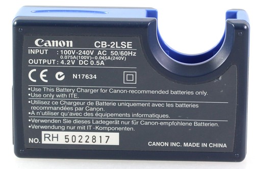 Original Canon Ladegerät Battery Accu Charger CB-2LSE für NB-1L NB-1LH - Bild 2 von 2