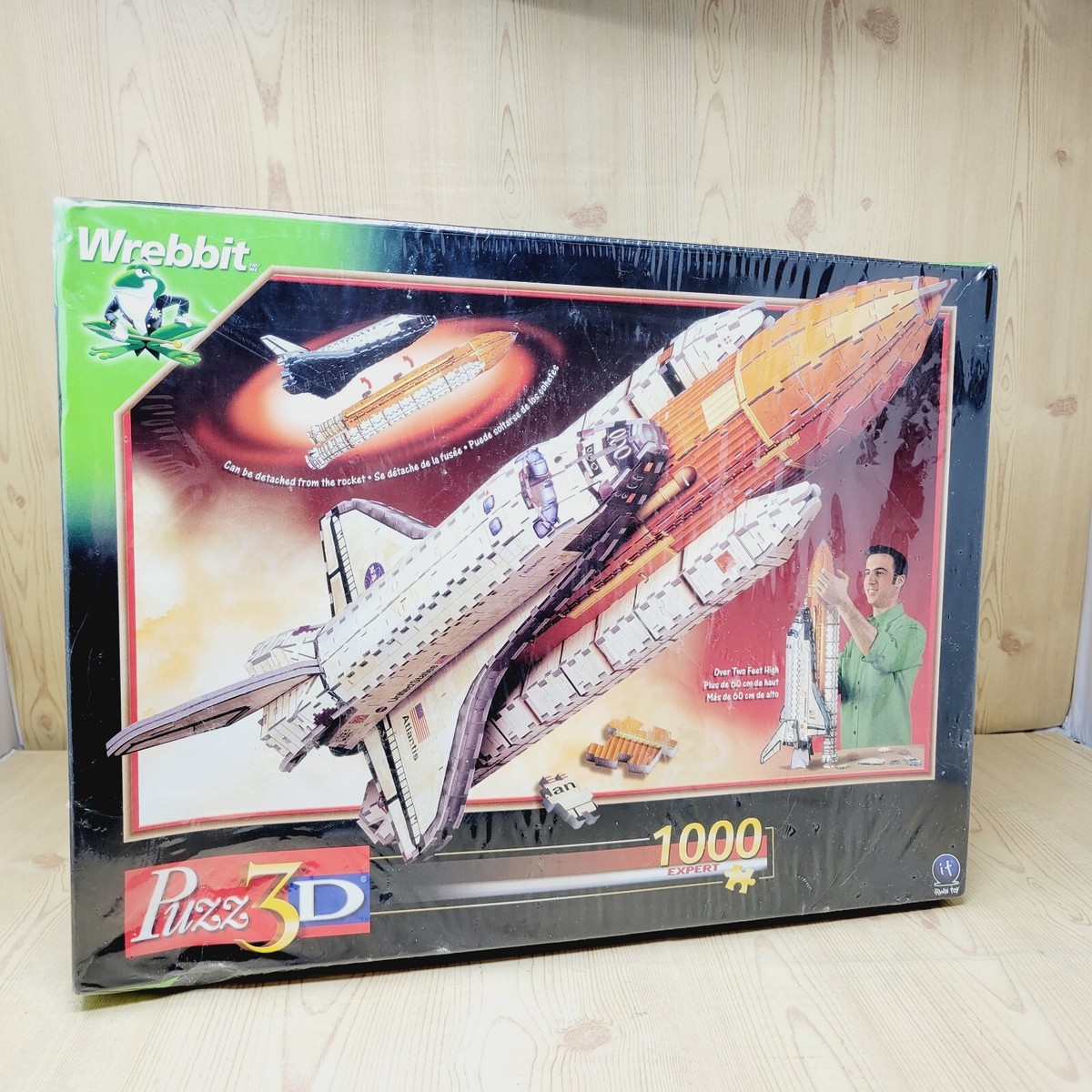 Wrebbit 3D Puzzle Atlantis Space Shuttle New Sealed BOX SLIGHTLY