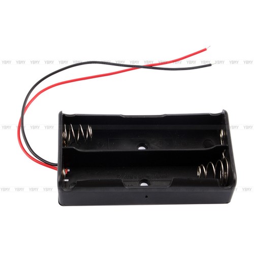 Plastic Battery Holder Storage Box Case For 18650 3.7V Rechargeable + Wire Lead - Picture 4 of 13
