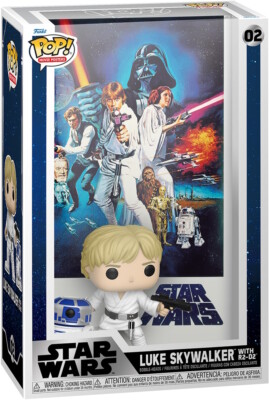 Funko StarWars Movie Posters ルークスカイウォーカー Star Wars - Luke Skywalker with R2-D2 02 - Funko Pop! Movie