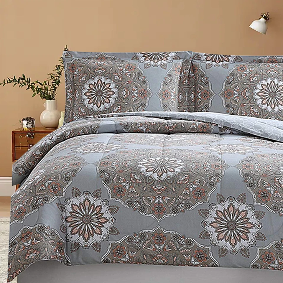 Пододеяльник комплект роскошь 1800 серии 3 изделия комплект постельного белья 100% матовый микрофибры - Изображение 4 из 4