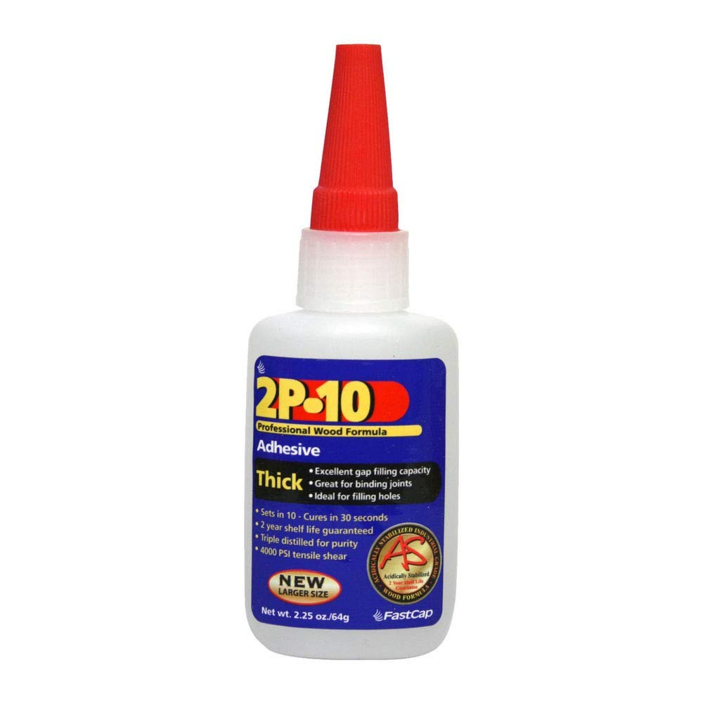 Fastcap 2P-10 Professional Thick Wood Adhesive Glue 2 oz. - 