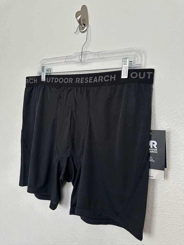 Calzoncillo boxer Outdoor Research Echo negro transpirable ActiveFresh para hombre XL NUEVO Foto 2 de 4