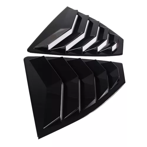 For Subaru WRX STI VB 2022-2025 ABS Gloss Black Rear Window Louver Cover Trims - Foto 14 di 16