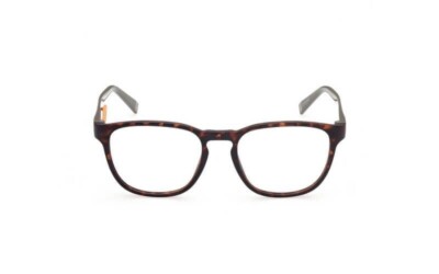 Timberland TB1745 052 Matte Tortoise/Gray Square Plastic Optical 52-18-145