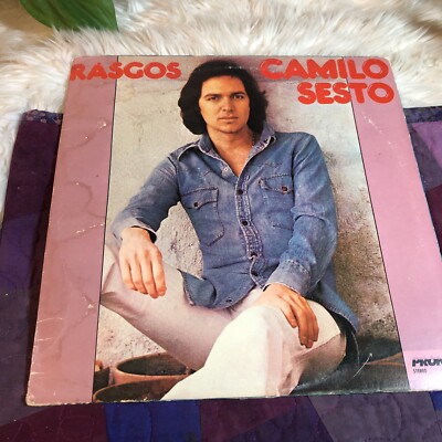 Rare Record LP First Pressing Camilo Sesto Rasgos Si Tu Te Vas Mi Buen Amor