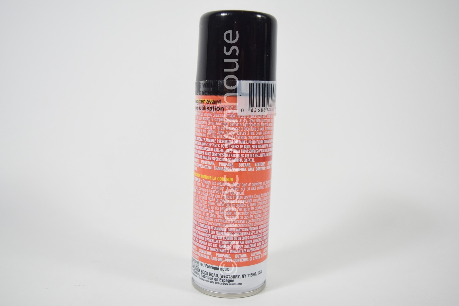 2 Rubie's BLACK/NOIR Color Hair Spay Star Quality 3oz