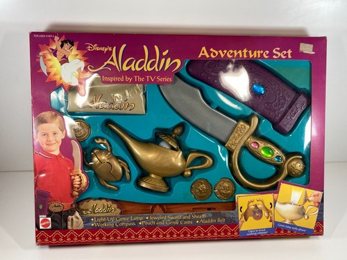 Disney's Aladdin Adventure Set Role Play 7205-91 Mattel Vintage 90's Rare - Picture 1 of 17